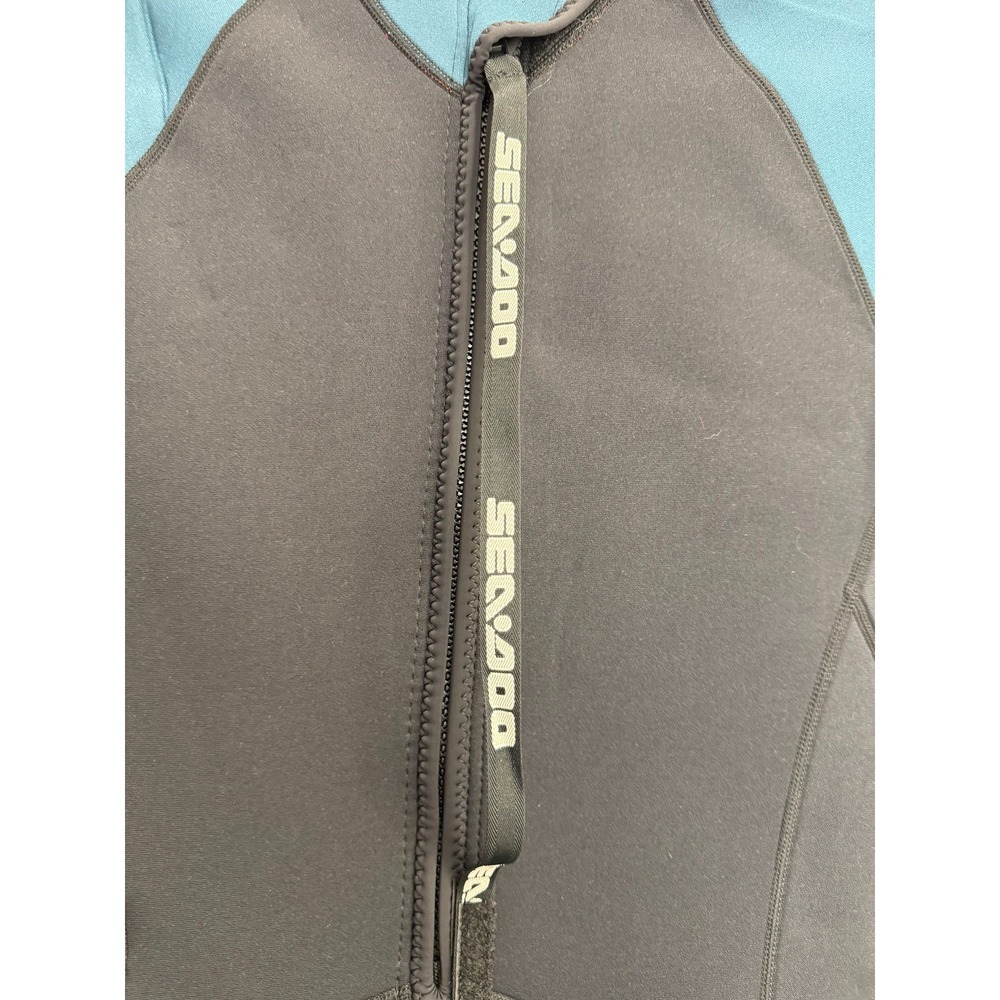 NWT Sea-Doo 3 mm Escape Shorty Wetsuit Men's XL Navy Blue Long Sleeve Sports - Picture 3 of 12